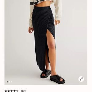 Free people better days midi skirt